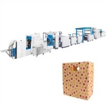 Máquina de fabricação de bolsa de papel Khaki Kraft