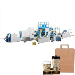 Máquina de reciclagem de sacolas de papel pardo